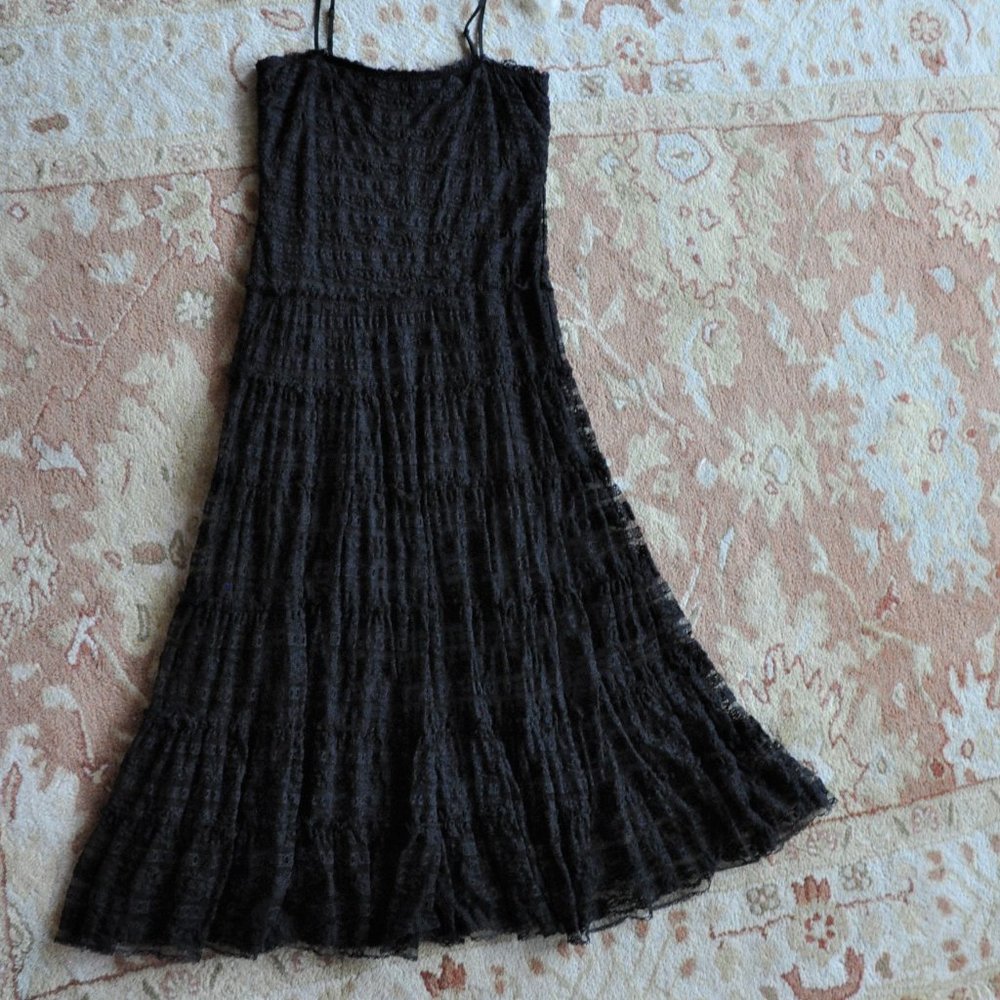 Max Studio Black Lace Dress |  Size M